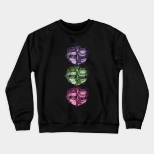 Colorful frogs Crewneck Sweatshirt